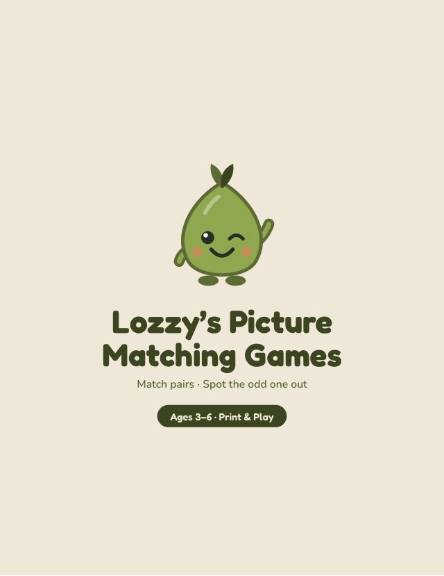 Cover of Lozzy's Picture Matching Games